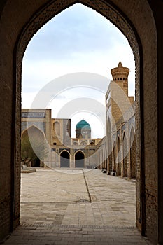 Kalon mosque and minaret - Bukhara - Uzbekistan.