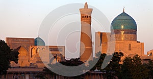 Kalon mosque and minaret - Bukhara - Uzbekistan photo