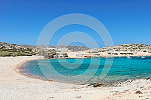 Kalotaritissa beach of Amorgos, Greece