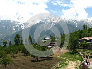 Kalpa Town, Himachal Pradesh, India