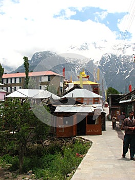 Kalpa town in Himachal Pradesh