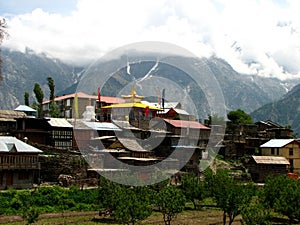 Kalpa town Indian Himalayas