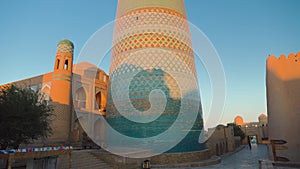 Kalta Minar in Ichan Kala of Khiva Uzbekistan