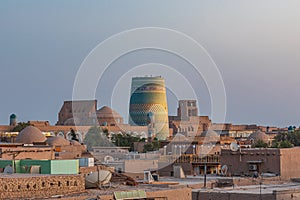 The Kalta Minor Minaret in Khiva photo