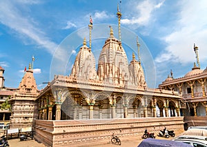 Kalupur Swaminarayan Mandir, a hindu temple in the old city of Ahmedabad - Gujarat, India photo
