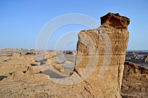 Kaluts desert in eastern Iran