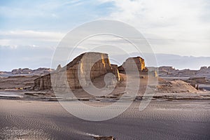 Kaluts in Lut desert, Iran