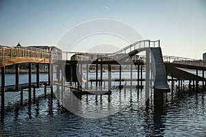 Kalvebodwave. Habor swim-play area. Copenhagen, Denmark