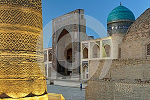 The Kalyan minaret in Bukhara, Uzbekistan