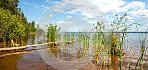 Kama river. Panorama