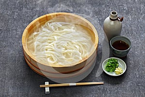 Kamaage udon, japanese udon noodles dish