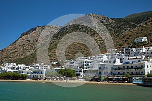 Kamares village in Sifnos in Greece