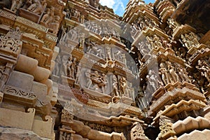 Kajuraho, temples of Kamasutra photo