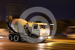 Kamaz going on the road