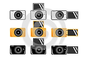 Mirroless camera vector