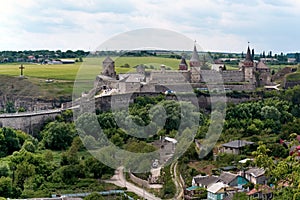 Kamianets-Podilskyi castle in Ukraine