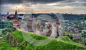 Kamianets-Podilskyi Castle. Ukraine.