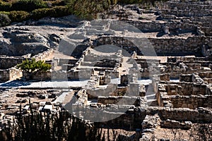 Kamiros antic city on Rhodes island