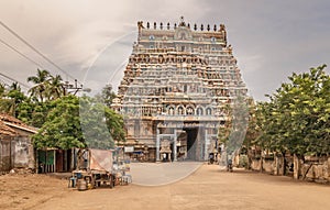 Kampaheshwarar Temple dedicated to Lord Shiva located in Tirubuvanam Tamil Nadu India.