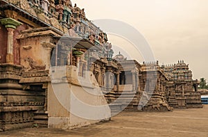 Kampaheshwarar Temple dedicated to Lord Shiva located in Tirubuvanam Tamil Nadu India.