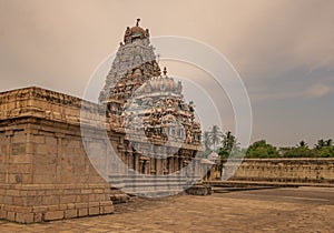 Kampaheshwarar Temple dedicated to Lord Shiva located in Tirubuvanam Tamil Nadu India.