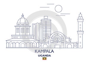 Kampala City Skyline, Uganda photo