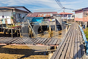 Kampong Ayer water village in Bandar Seri Begawan, capital of Brun