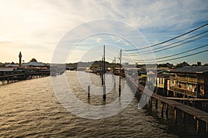 Kampong Ayer water village in brunei