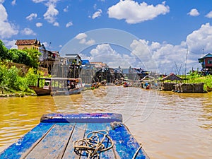 Kampong Phluk floating village, Tonle Sap lake, Siem Reap Province, Cambodia