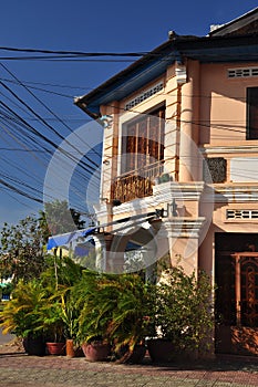 Kampot French colonial architecture, Cambodia