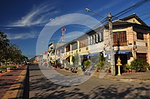 Kampot French colonial architecture, Cambodia