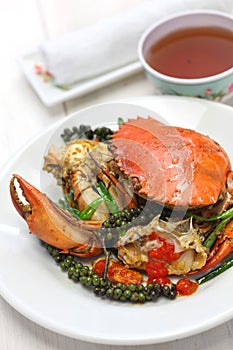 Kampot green pepper crab photo