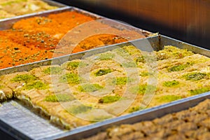 Kanafeh Middle Eastern dessert pastry