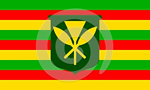 Kanaka Maoli flag