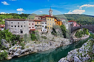 Kanal ob SoÄi in Slovenia