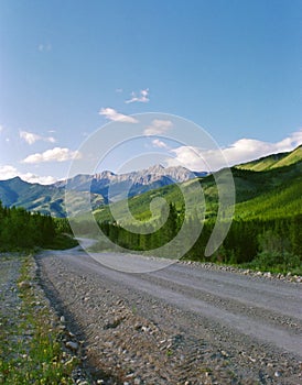 Kananaskis Country Road Alberta Canada photo