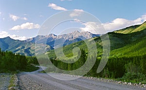 Kananaskis Valley Road Alberta Canada photo