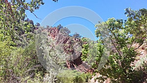 Kanarra Creek Canyon`s Sandstone Outcrops