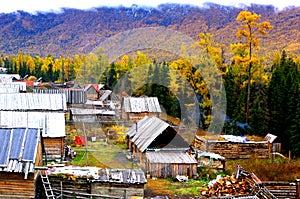 Kanas local-style dwelling houses