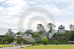 Kanazawa Castle Park in Kanazawa, Ishikawa, Japan. a famous historic site