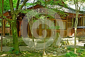 Kanazawa, Japan - august 3 2017 : Oyama Jinja shrine