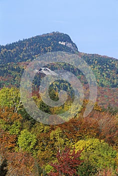 Kancamagus Pass in the White Mountains in Autumn, NH