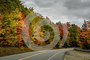 Kancamangus highway in new hampshire at fall