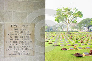 Kanchanaburi War Cemetery 1939-1945