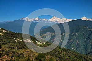 Kanchenjunga range from Gangtok photo