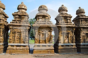 The kanchi Kailasanathar temple, Kanchipuram, Tamil Nadu, India.