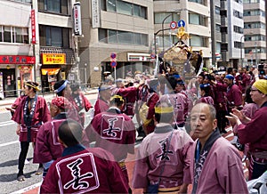 KANDA,TOKYO, JAPAN - 12 MAY 2019 : Japanese festival Kanda Matsuri.