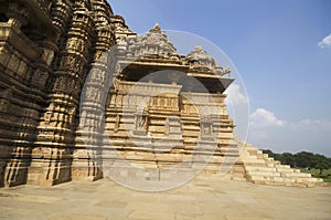 KANDARIYA MAHADEV TEMPLE, Facade - South View, Western Group, Khajuraho, Madhya Pradesh, UNESCO World Heritage Site