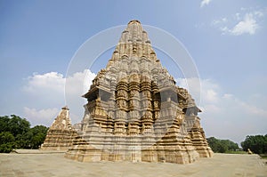 KANDARIYA MAHADEV TEMPLE, South Wall - Back, Western Group, Khajuraho, Madhya Pradesh, UNESCO World Heritage Site