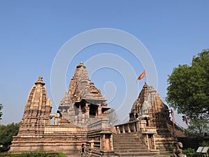 Kandariya Mahadeva Temple, dedicated to Lord Shiva, Western Temples of Khajuraho, Madya Pradesh, India - UNESCO world